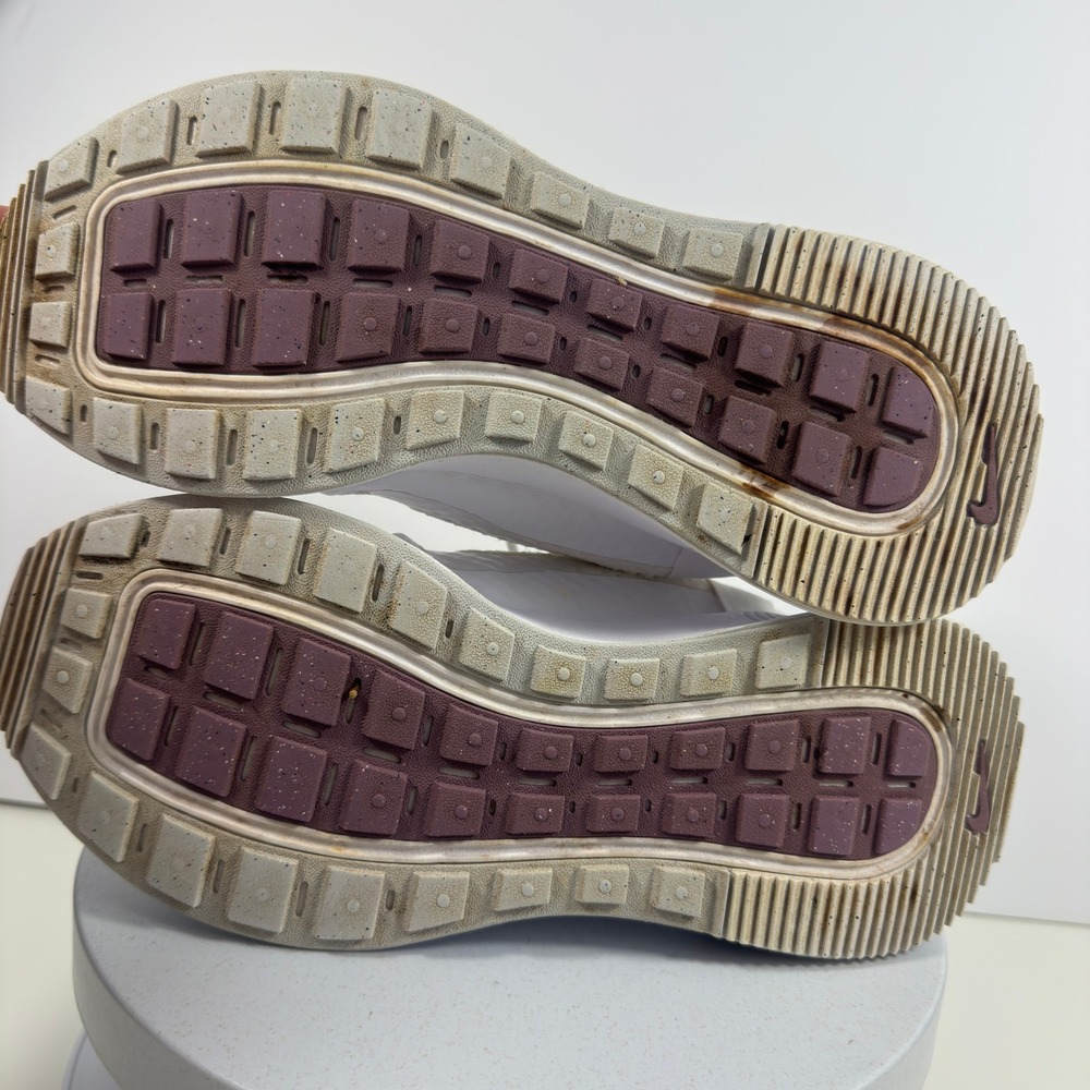 Nike Repel Womens Running Shoes White Silver Burgundy Reflective Sneakers 9 - Picture 15 of 16